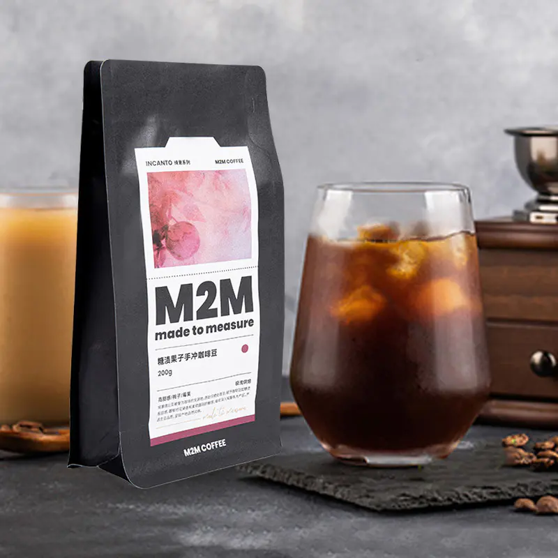 250g,500g,1 kg Etiket Etiketli Kahve Paketleme Torbası 250g,500g,1 kg Etiket Etiketli Kahve Paketleme Torbası