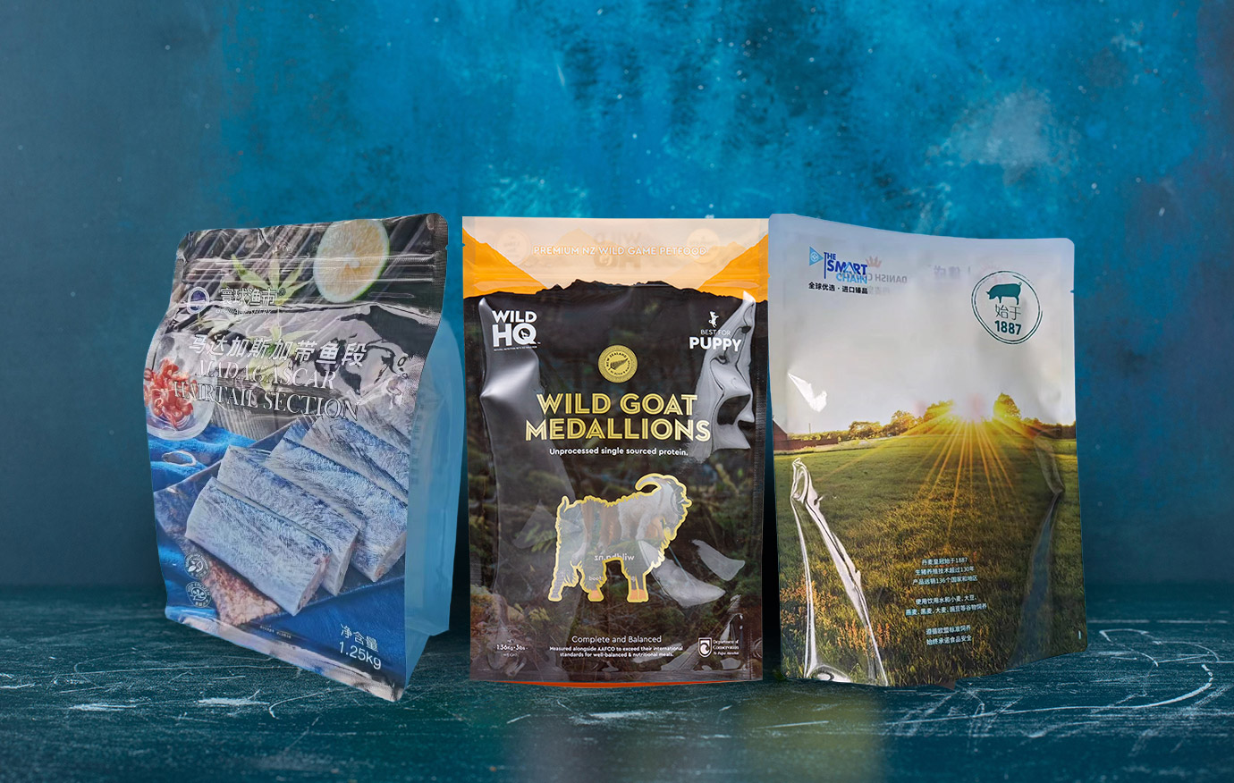 Dondurulmuş Gıda Paketleme Torbası